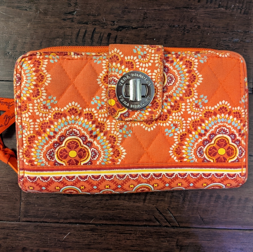 Orange Vera Bradley Wallet